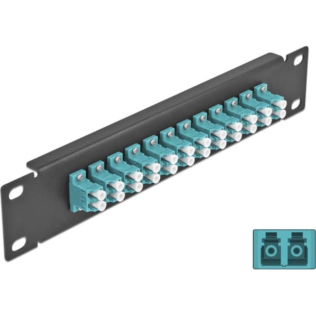 Delock 10" Fiber Optic Patch Panel