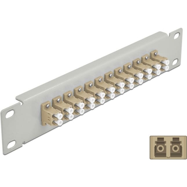 Delock 10" Fiber Optic Patch Panel