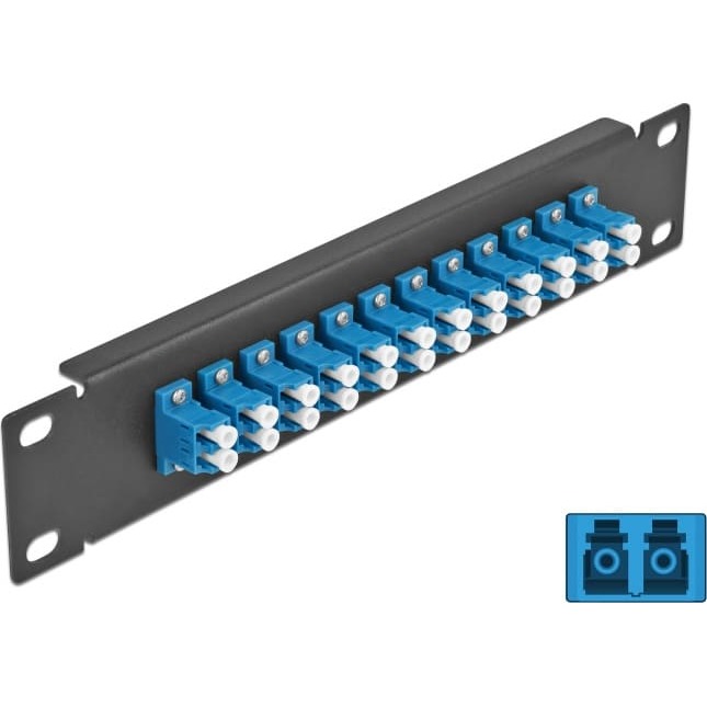 Delock 10" Fiber Optic Patch Panel