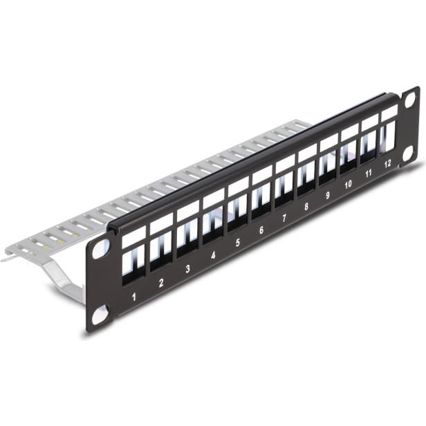 Delock 10" Keystone Patch Panel 12