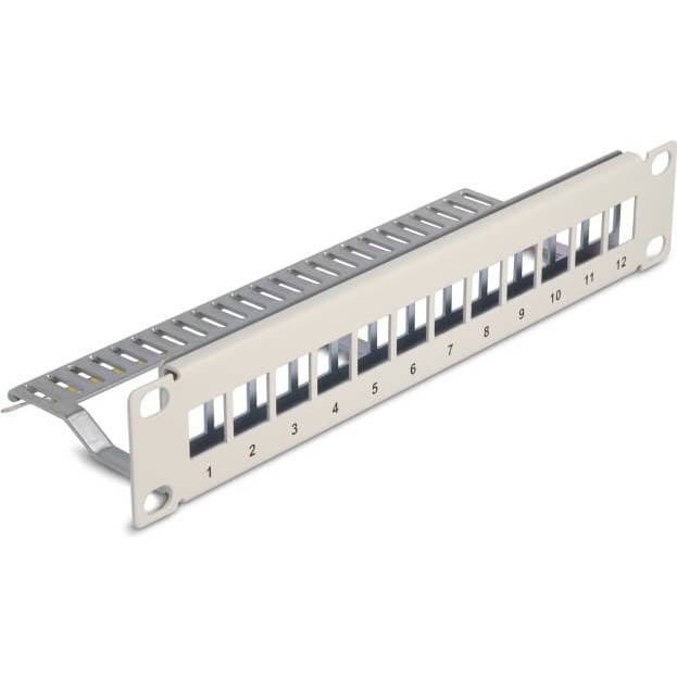 Delock 10" Keystone Patch Panel 12