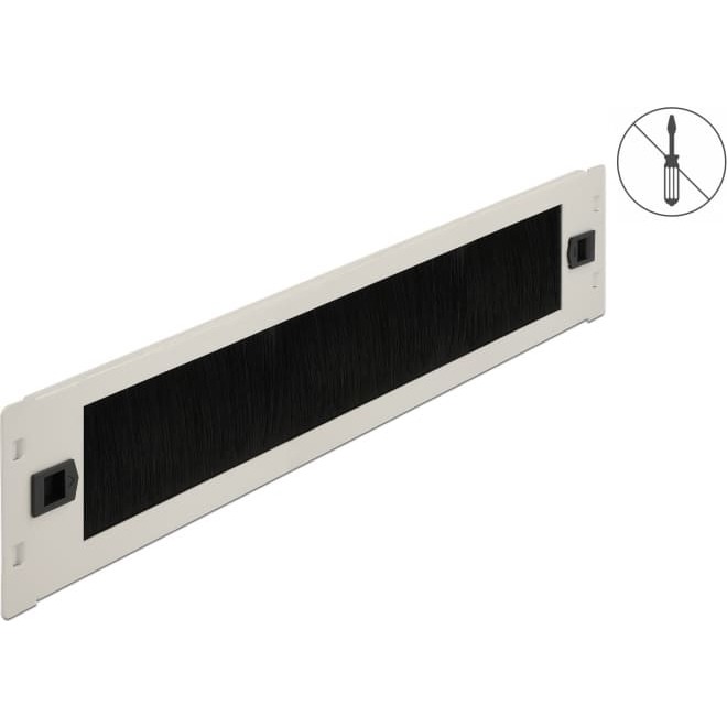 Delock 19" Cable Management Brush Strip