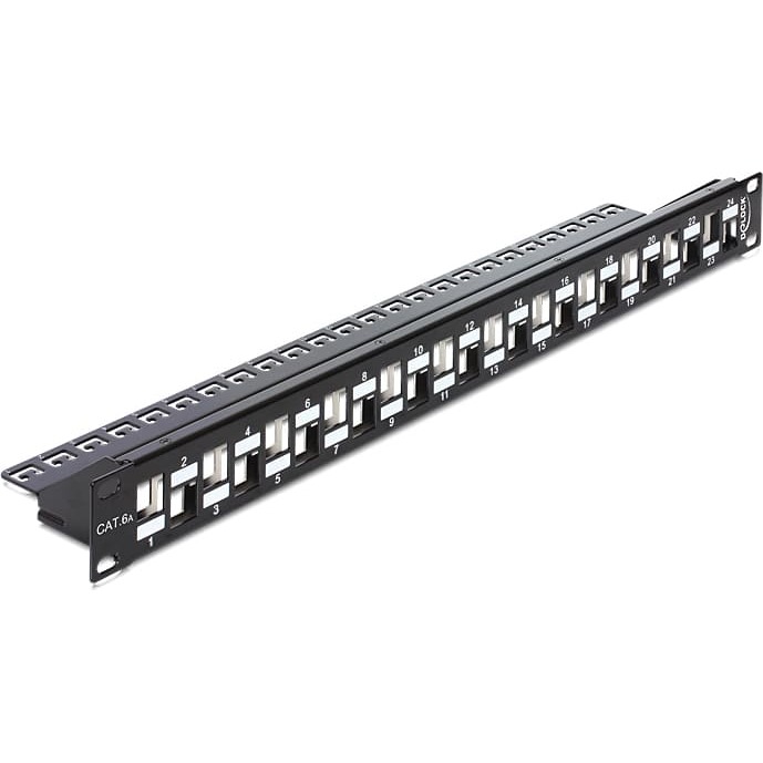 Delock 19" Keystone Patch Panel 24