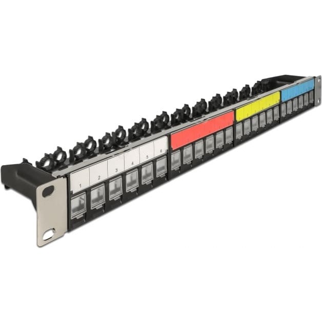 Delock 19" Keystone Patch Panel 24