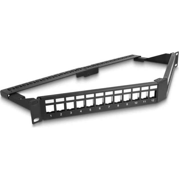 Delock 19" Keystone Patch Panel 24