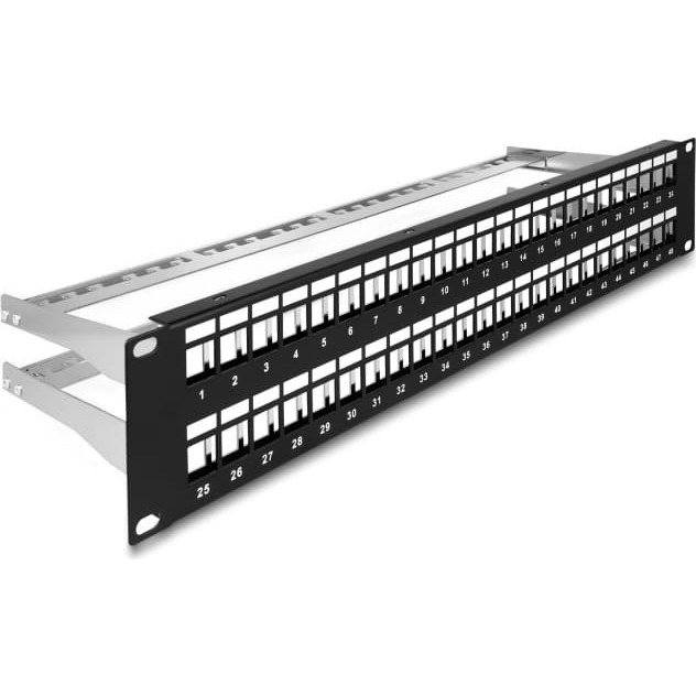 Delock 19" Keystone Patch Panel 48
