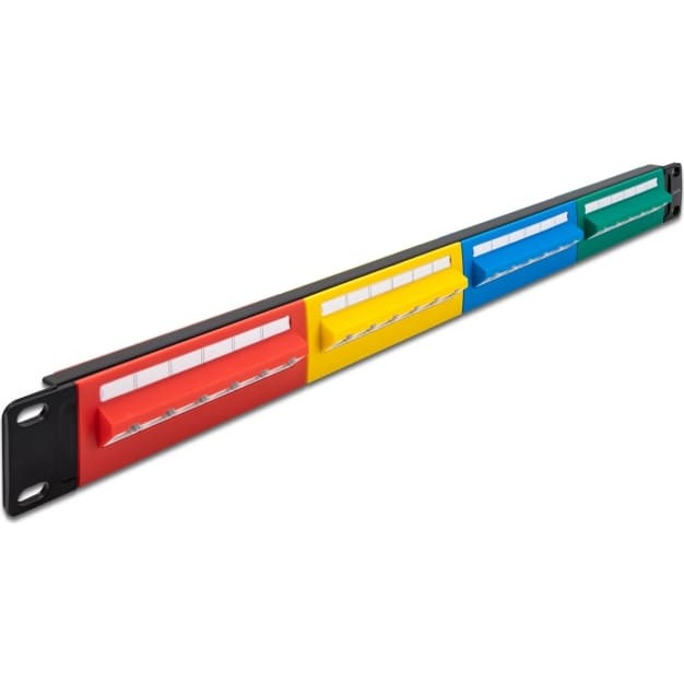 Delock 19" Patch Panel 24 port