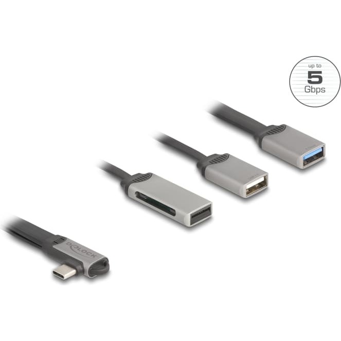 Delock 2 Port USB Hub including