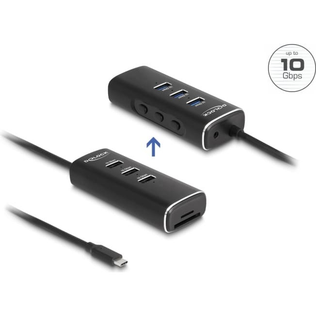 Delock 3 Port USB 10 Gbps