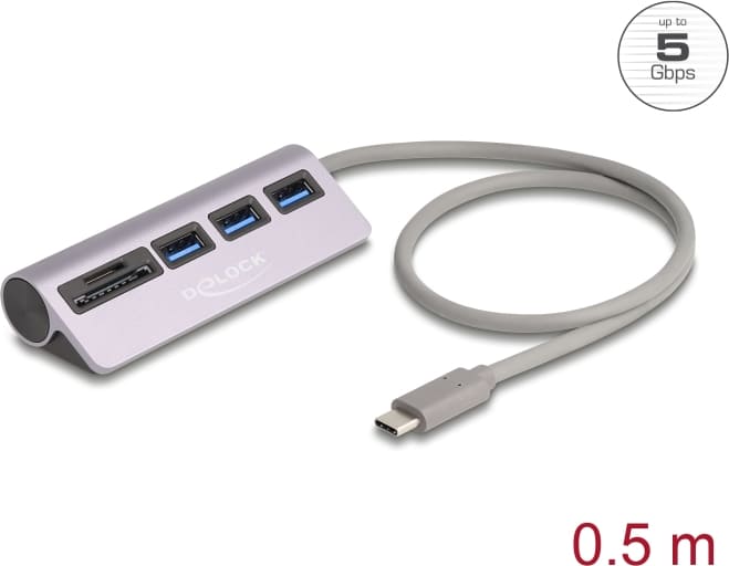 Delock 3 Port USB 5 Gbps