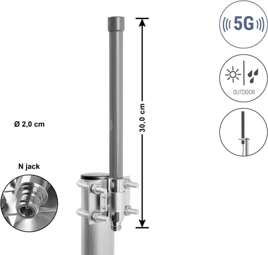 Delock 5G LTE Antenna N jack