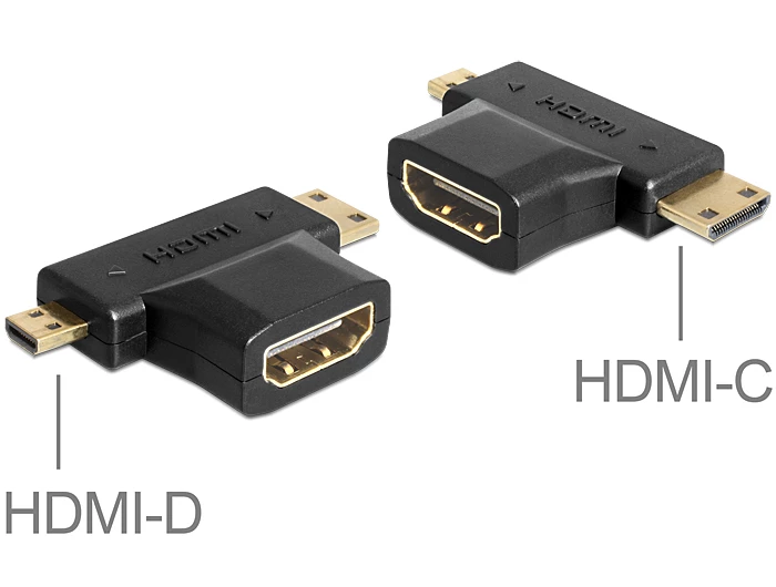 Delock Adapter HDMI-A female > HDMI-C