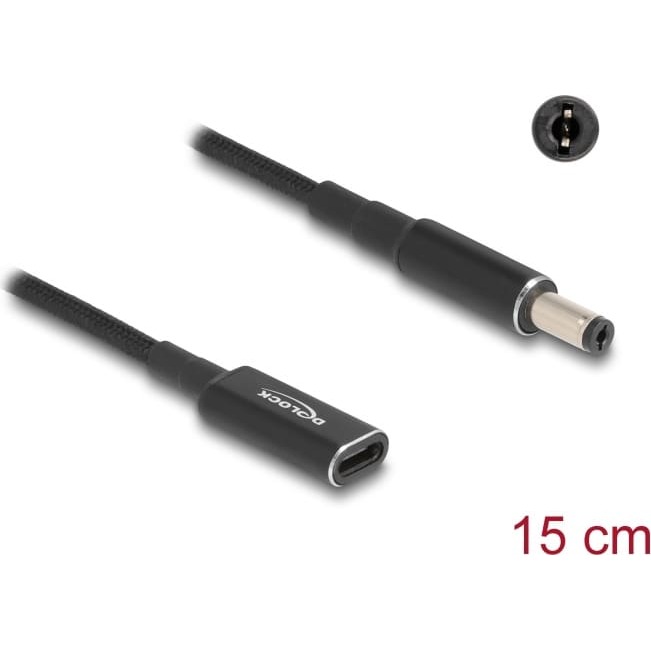 Delock Adapter cable for Laptop Charging