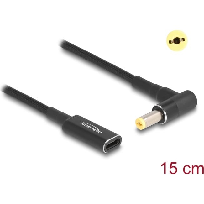 Delock Adapter cable for Laptop Charging