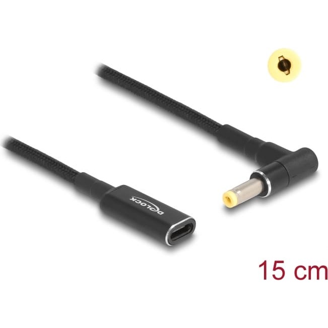 Delock Adapter cable for Laptop Charging