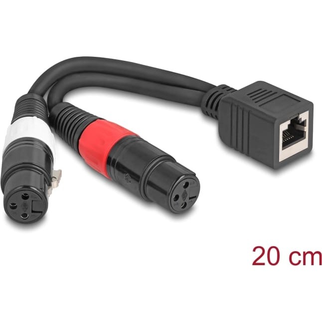 Delock Adapter Cable RJ45 jack to