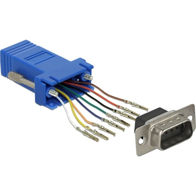 Delock Adapter D-Sub 9 pin male