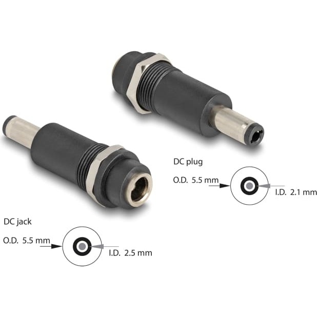 Delock Adapter DC 5.5 x