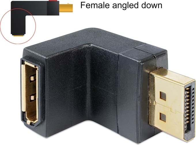 Delock Adapter DisplayPort male > DisplayPort