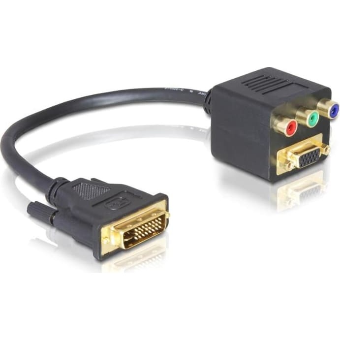 Delock Adapter DVI 24+5 male to