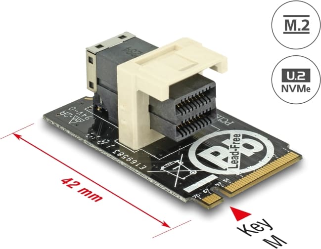 Delock Adapter M.2 Key M