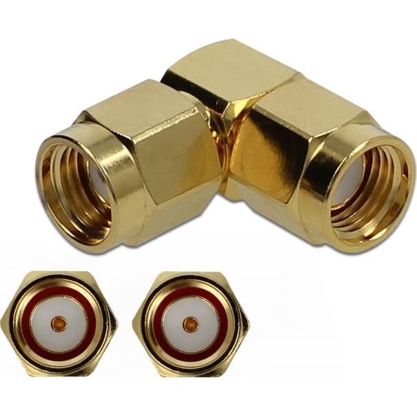 Delock Adapter RP-SMA plug to RP-SMA
