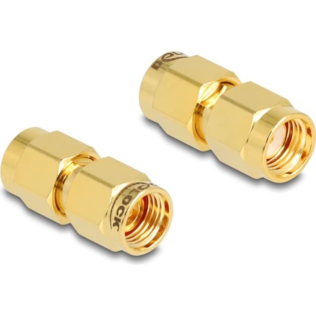 Delock Adapter RP-SMA plug to RP-SMA