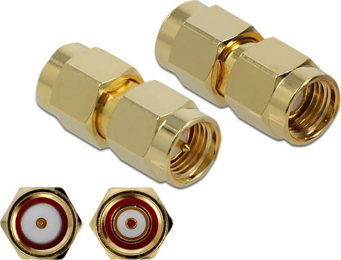 Delock Adapter RP-SMA plug to SMA