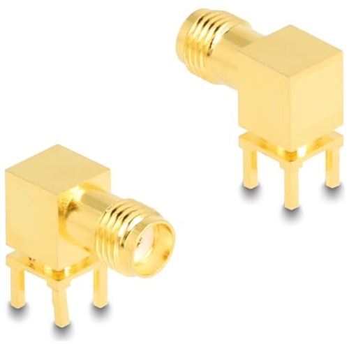 Delock Adapter SMA jack 90° PCB