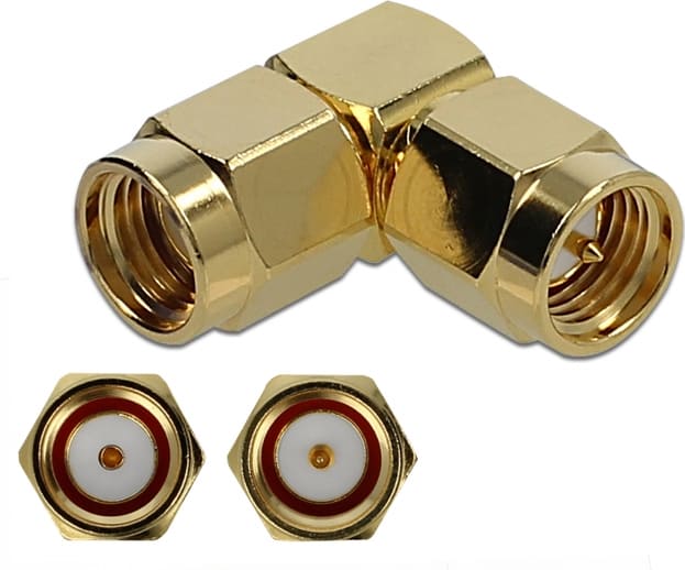 Delock Adapter SMA plug to RP-SMA