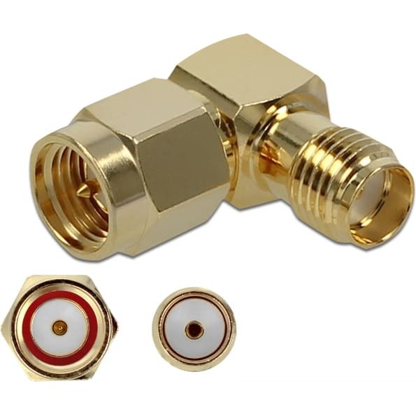 Delock Adapter SMA plug to SMA