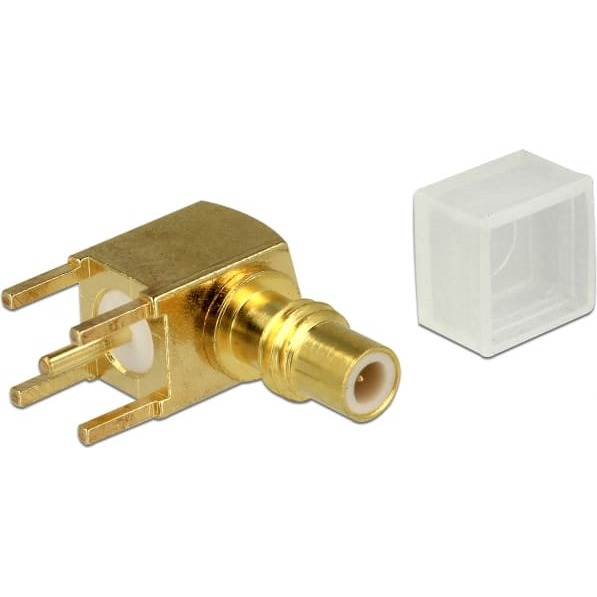 Delock Adapter SMC jack 90° angled
