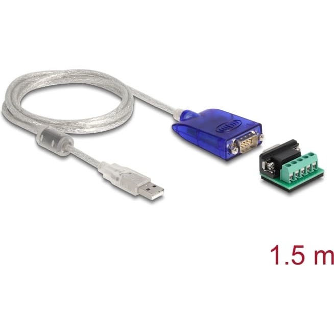 Delock Adapter USB Type-A to Serial