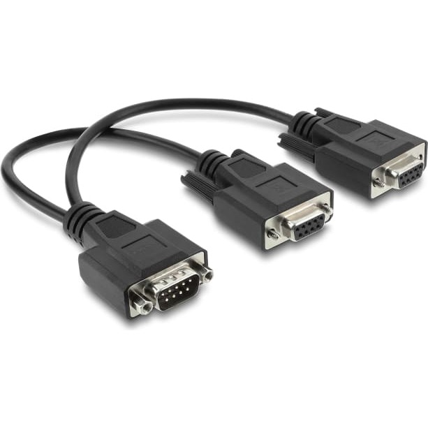 Delock Adapter Y Cable D-Sub9 1