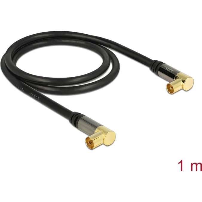 Delock Antenna Cable IEC Plug Angled
