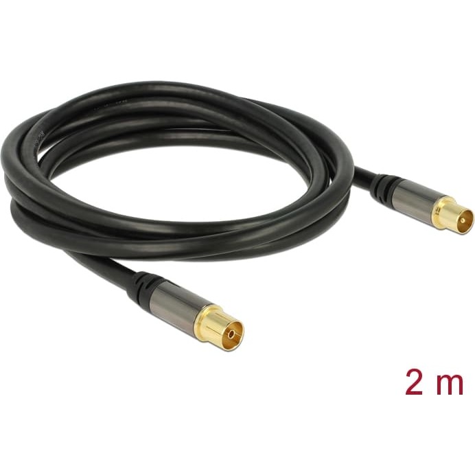 Delock Antenna Cable IEC Plug >