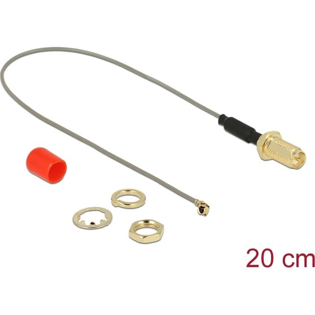 Delock Antenna Cable RP-SMA jack bulkhead