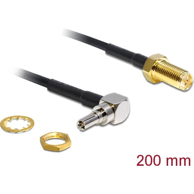 Delock Antenna Cable RP-SMA jack bulkhead