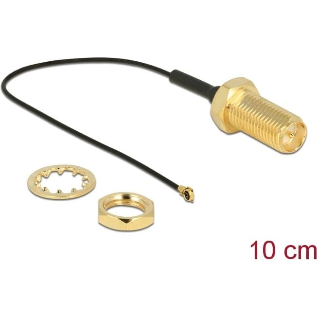Delock Antenna Cable RP-SMA jack bulkhead