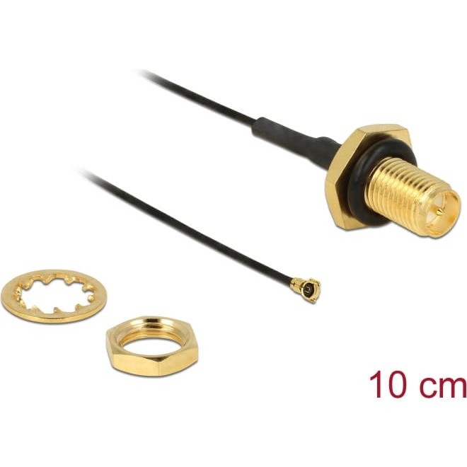 Delock Antenna Cable RP-SMA jack bulkhead