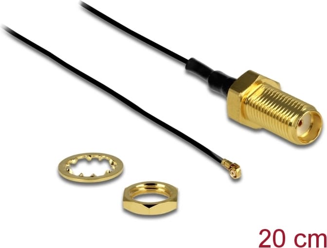 Delock Antenna Cable SMA jack bulkhead