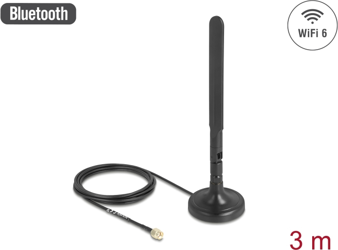 Delock Antenna WiFi 6 RP-SMA plug