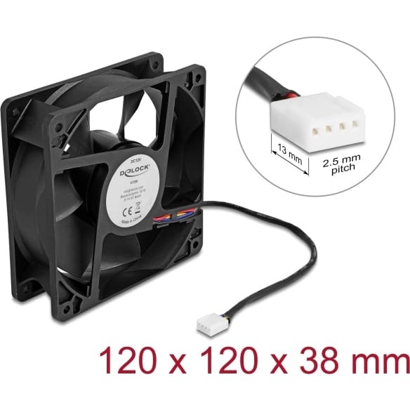 Delock Axial Fan 12 V DC