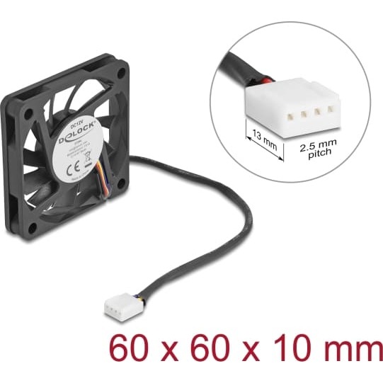 Delock Axial Fan 12 V DC
