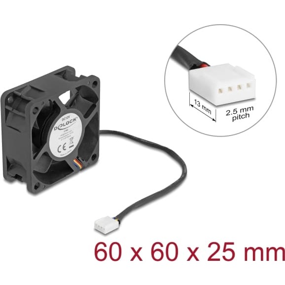 Delock Axial Fan 12 V DC