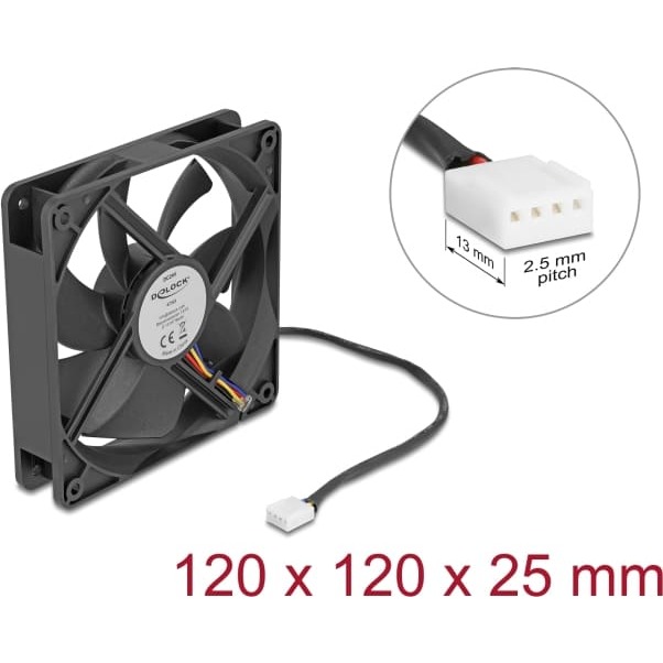 Delock Axial Fan 24 V DC