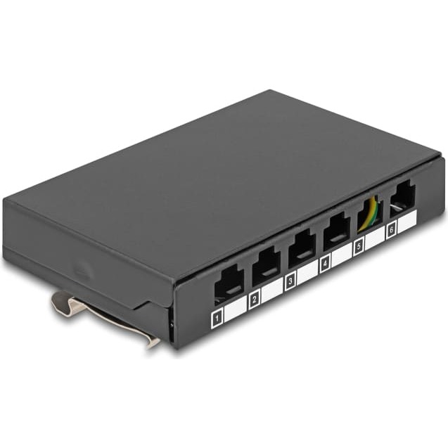 Delock Blank Panel 6 port for