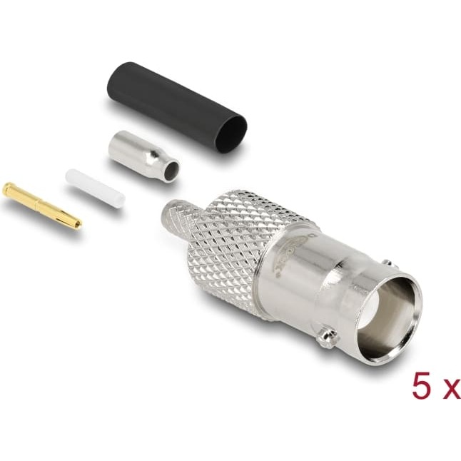 Delock BNC jack for crimping RG-174