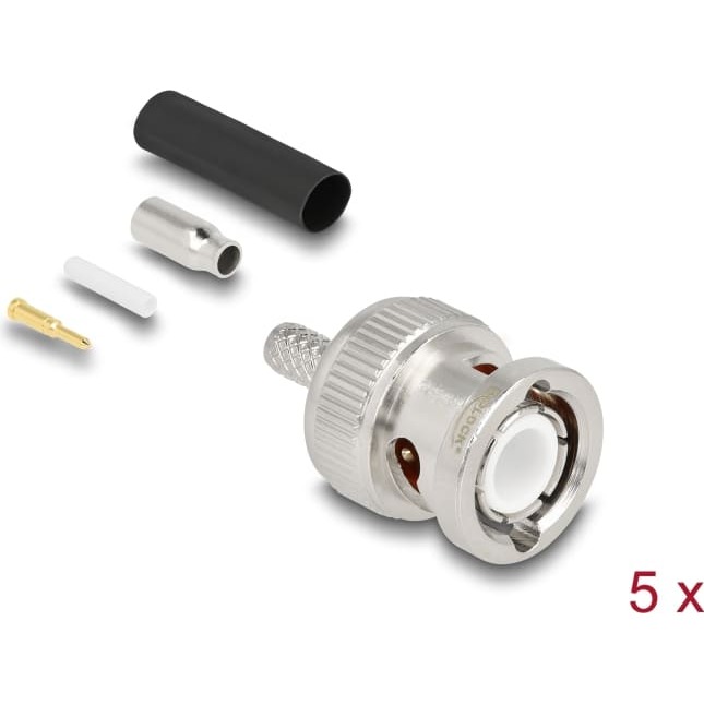 Delock BNC plug for crimping RG-174