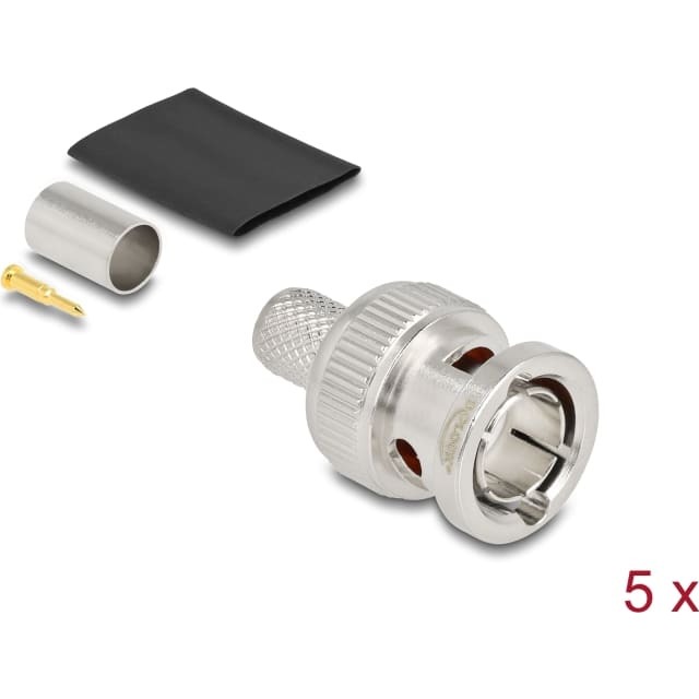Delock BNC plug for crimping RG6